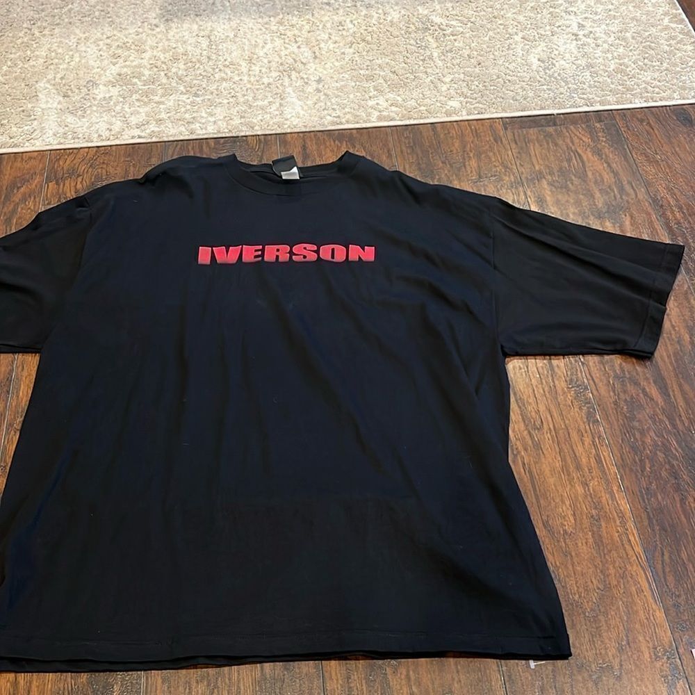 VTG Reebok Allen Iverson graphic limited edition Tee black and red size XXL